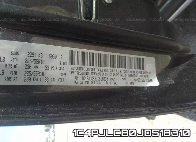 1C4PJLCB0JD518310 фото 10