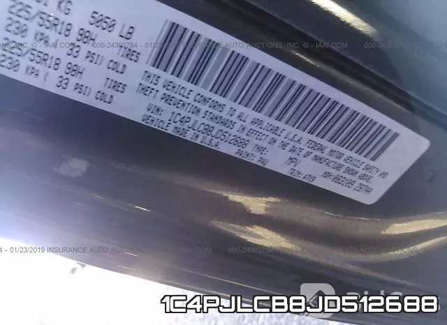1C4PJLCB8JD512688 фото 10