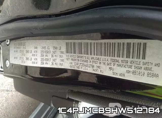 1C4PJMCB9HW512784 фото 10
