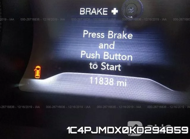1C4PJMDX0KD294859 фото 8