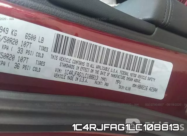1C4RJFAG1LC108813 фото 9
