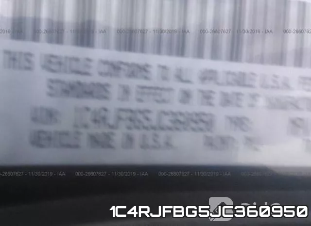 1C4RJFBG5JC360950 фото 10