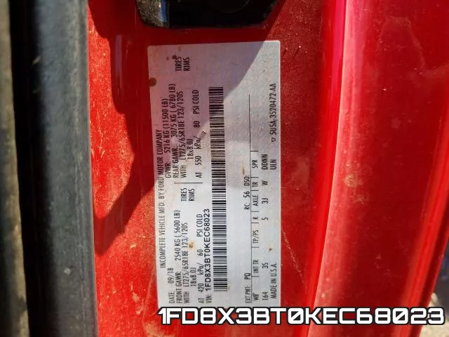 1FD8X3BT0KEC68023 фото 2