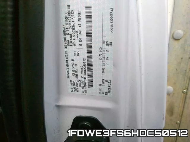 1FDWE3FS6HDC50512 фото 2