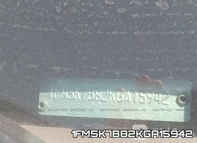 1FM5K7B82KGA15942 фото 10