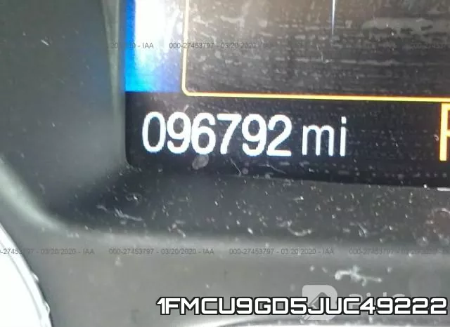 1FMCU9GD5JUC49222 фото 8