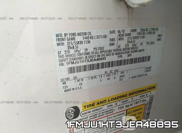 1FMJU1HT3JEA48895 фото 10