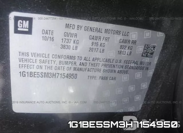 1G1BE5SM3H7154950 фото 10