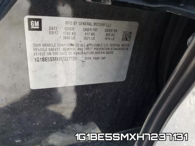 1G1BE5SMXH7237131 фото 2