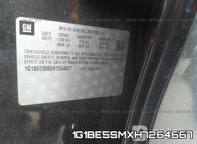 1G1BE5SMXH7264667 фото 10