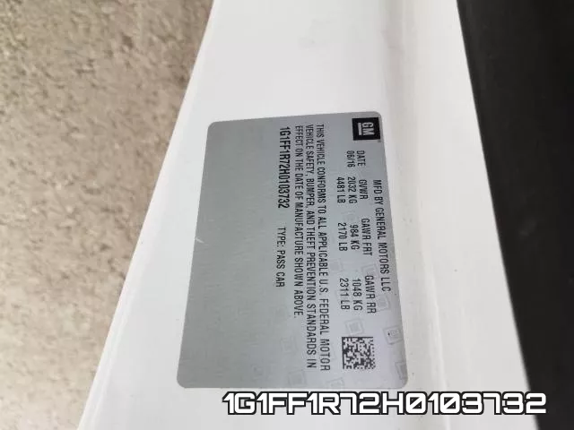 1G1FF1R72H0103732 фото 2