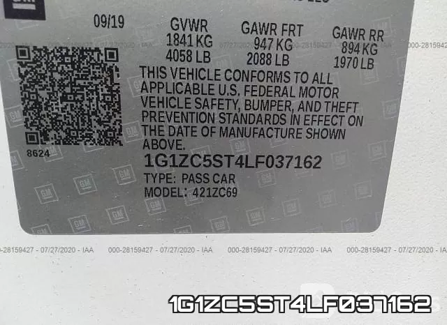 1G1ZC5ST4LF037162 фото 10