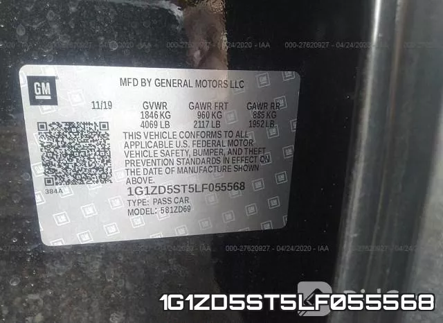 1G1ZD5ST5LF055568 фото 10