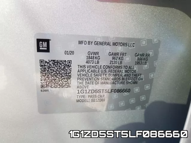 1G1ZD5ST5LF086660 фото 2