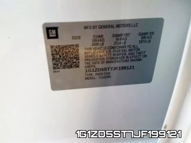 1G1ZD5ST7JF199121 фото 2