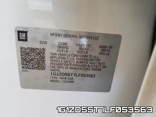 1G1ZD5ST7LF053563 фото 2
