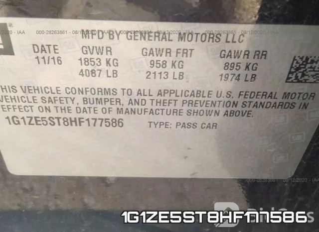 1G1ZE5ST8HF177586 фото 10