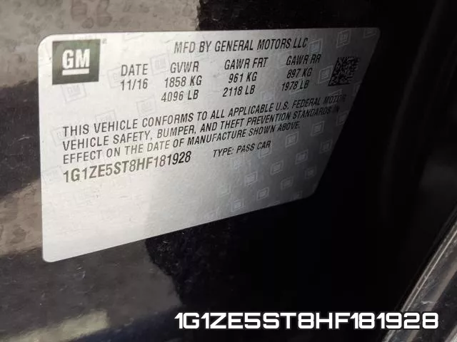 1G1ZE5ST8HF181928 фото 2