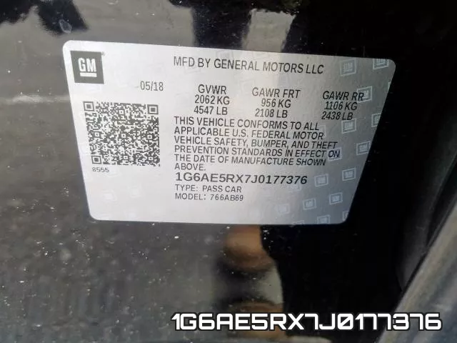 1G6AE5RX7J0177376 фото 2