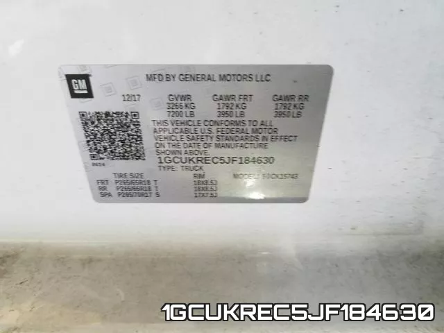 1GCUKREC5JF184630 фото 2