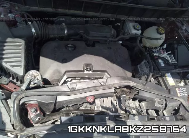 1GKKNKLA8KZ258764 фото 2
