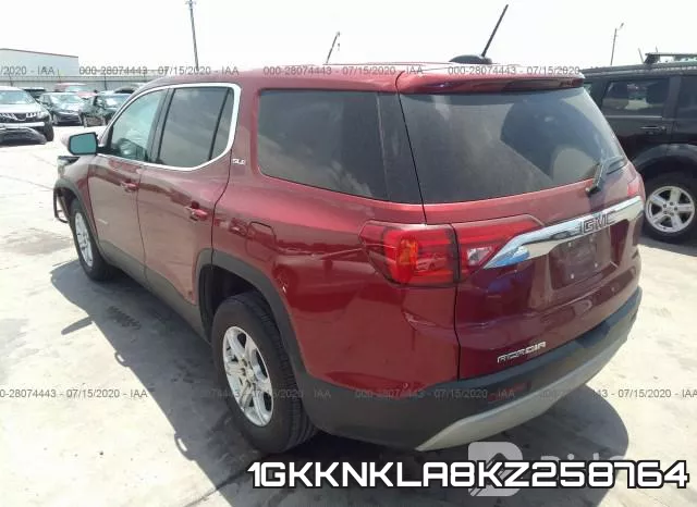 1GKKNKLA8KZ258764 фото 4