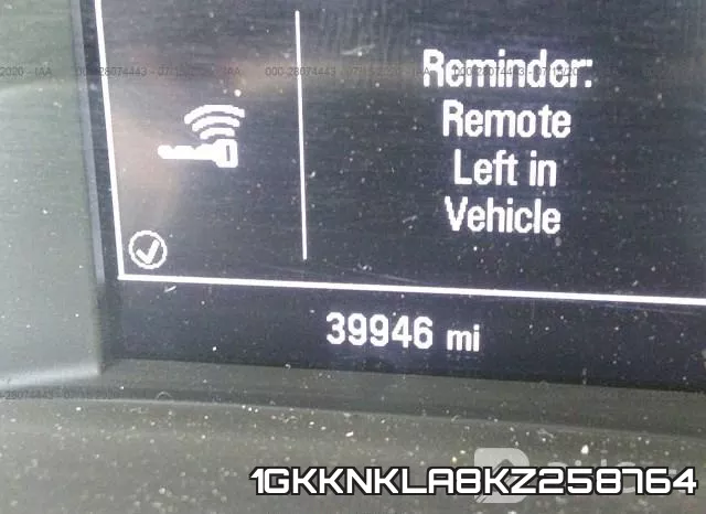 1GKKNKLA8KZ258764 фото 8