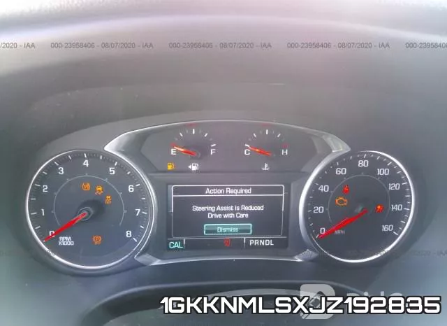 1GKKNMLSXJZ192835 фото 8