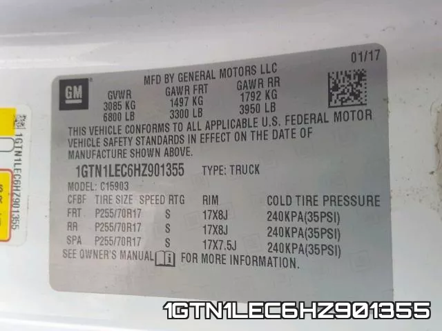 1GTN1LEC6HZ901355 фото 2