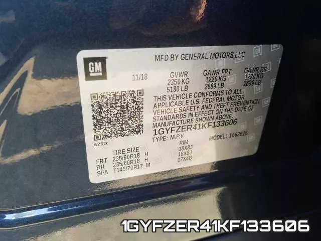 1GYFZER41KF133606 фото 2
