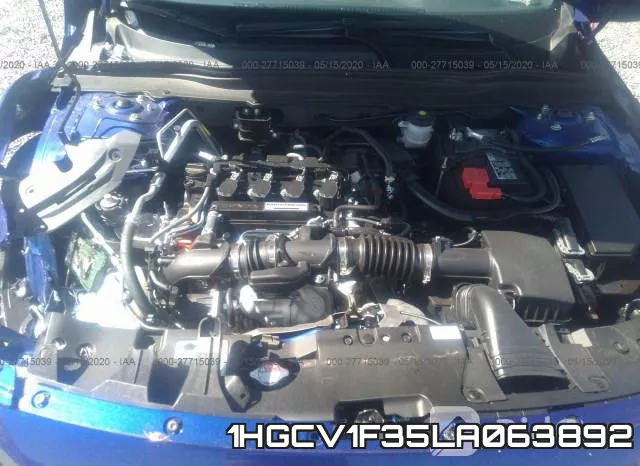 1HGCV1F35LA063892 фото 2