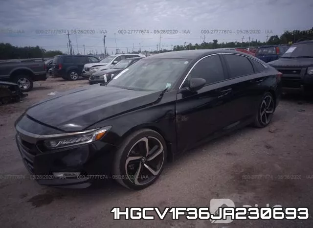 1HGCV1F36JA230693 фото 3