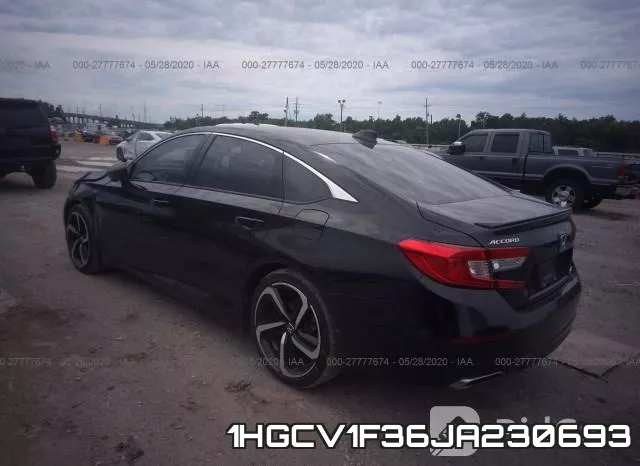 1HGCV1F36JA230693 фото 4