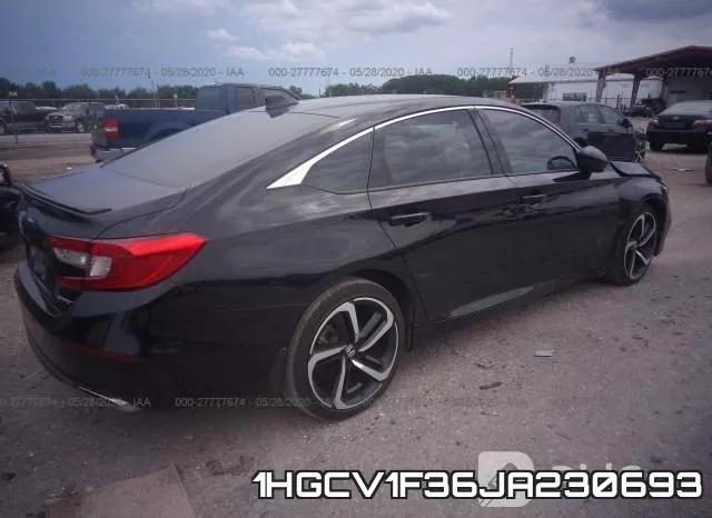 1HGCV1F36JA230693 фото 5
