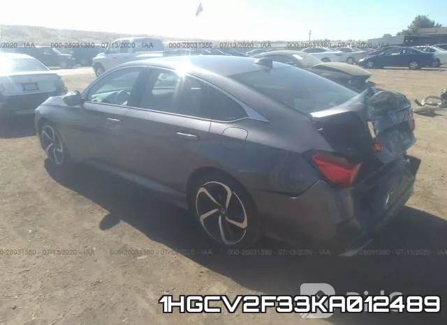 1HGCV2F33KA012489 фото 4