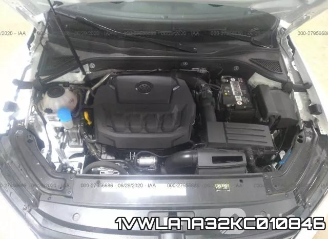 1VWLA7A32KC010846 фото 2