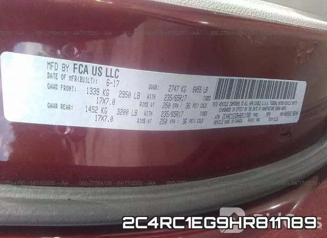 2C4RC1EG9HR811789 фото 10
