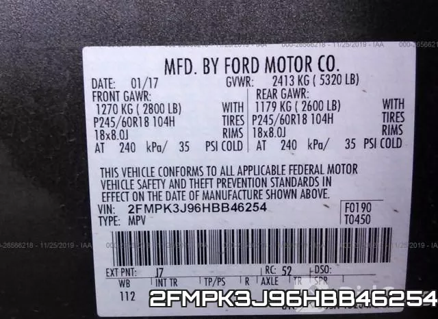 2FMPK3J96HBB46254 фото 10