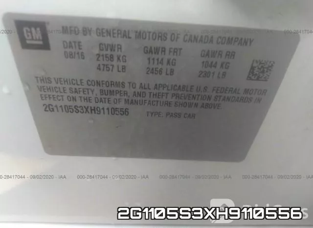 2G1105S3XH9110556 фото 10