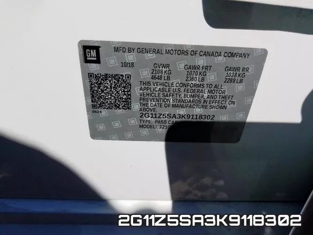 2G11Z5SA3K9118302 фото 2