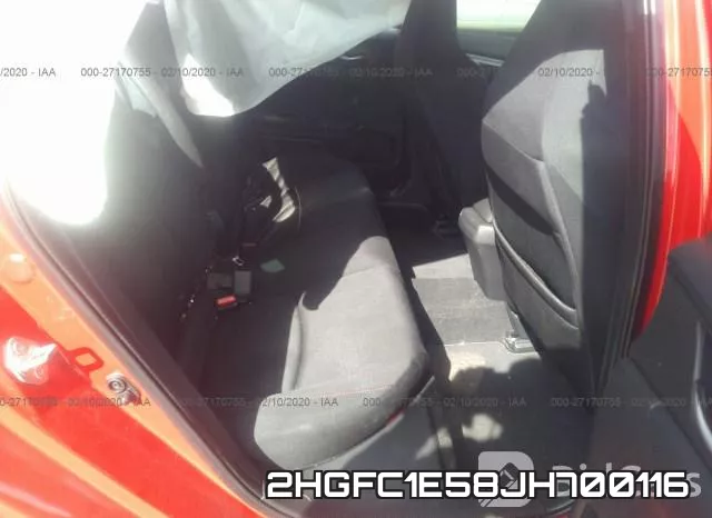 2HGFC1E58JH700116 фото 9