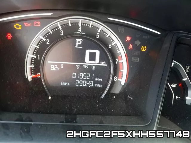 2HGFC2F5XHH557748 фото 9