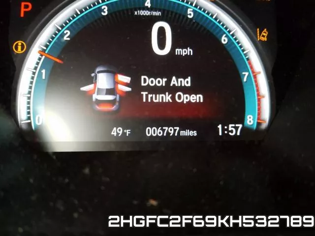 2HGFC2F69KH532789 фото 9