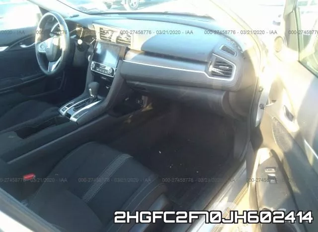 2HGFC2F70JH602414 фото 6