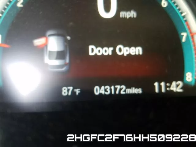 2HGFC2F76HH509228 фото 9
