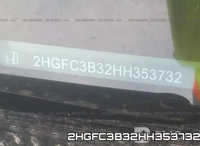 2HGFC3B32HH353732 фото 10