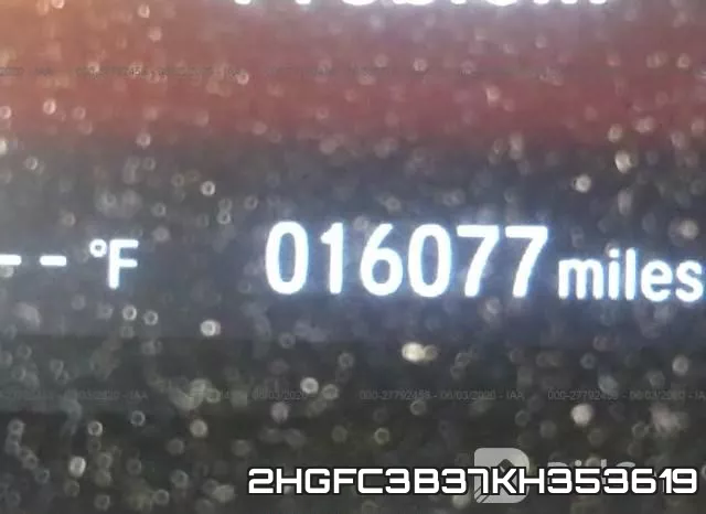2HGFC3B37KH353619 фото 8
