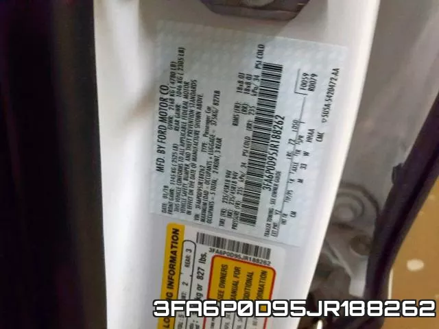 3FA6P0D95JR188262 фото 2