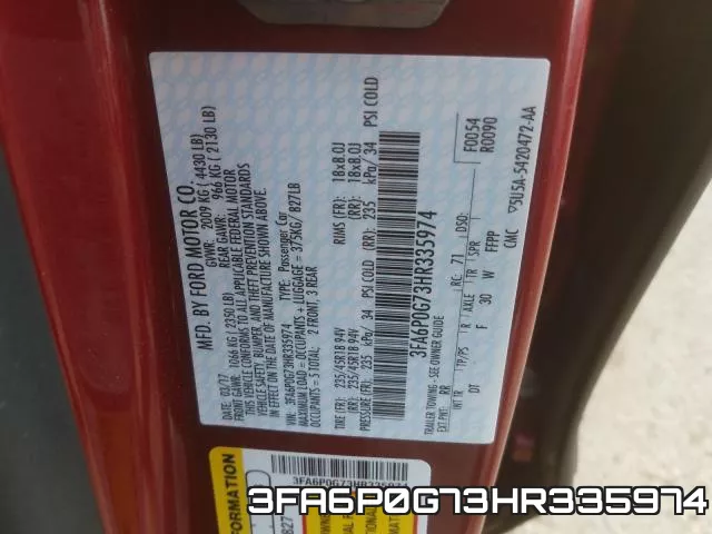 3FA6P0G73HR335974 фото 2