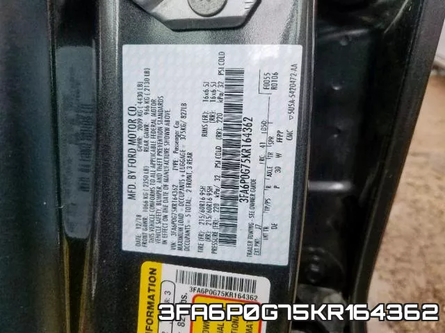 3FA6P0G75KR164362 фото 2